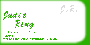 judit ring business card